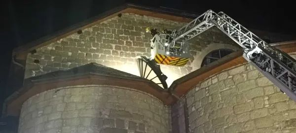 Opération délicate de sécurisation.