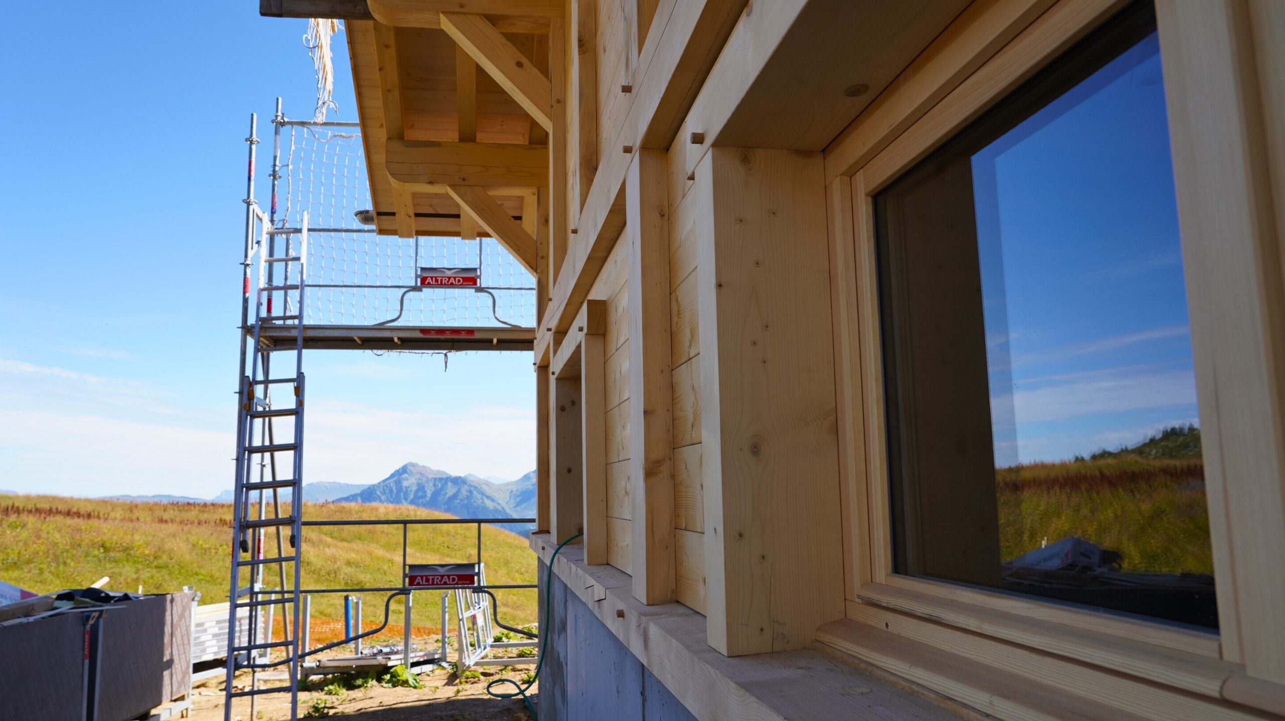 Une vue du bois utilisé. - ©Préfecture Savoie