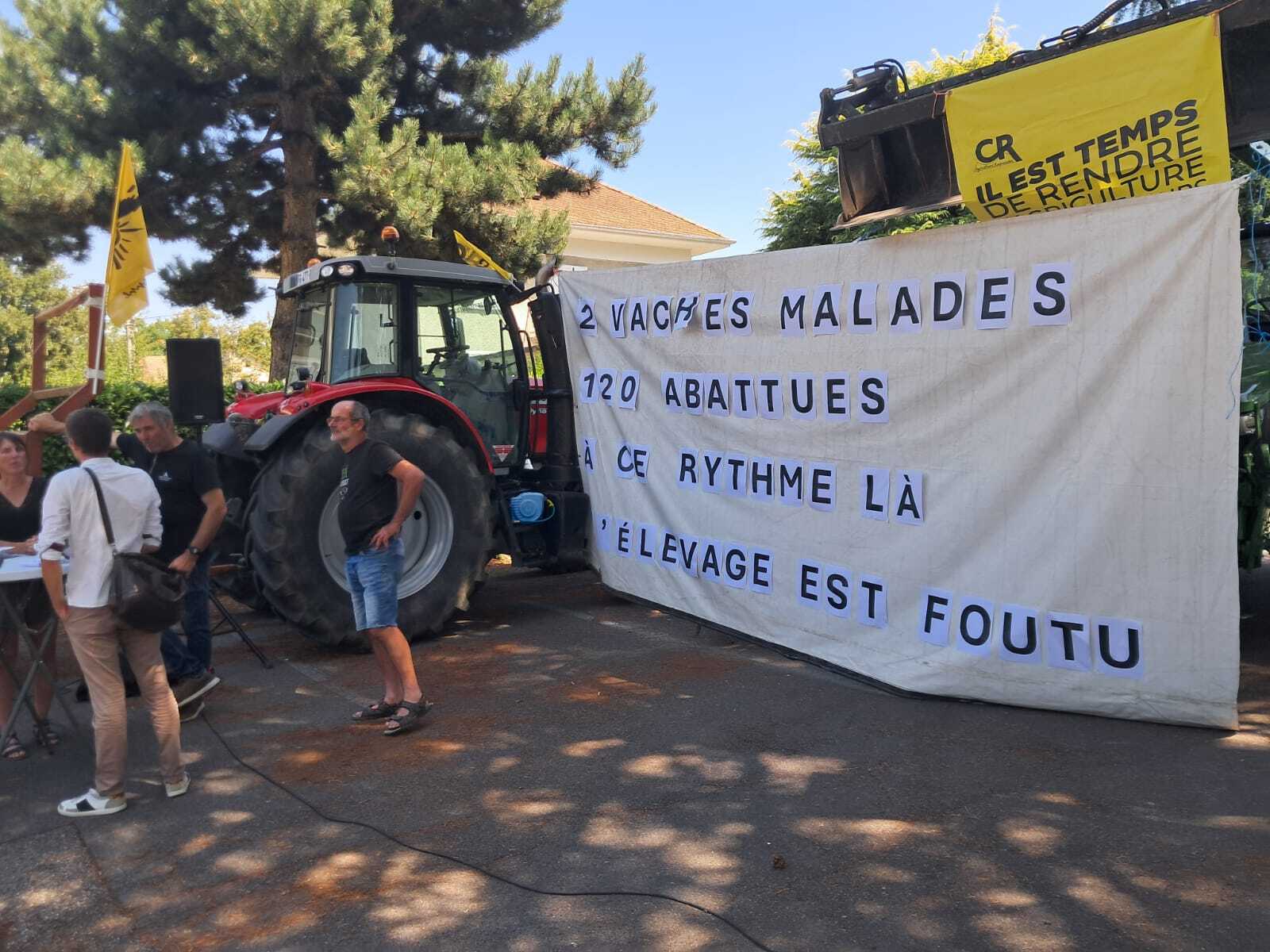 Des messages forts étaient affichés. - Photo : Alexis Fernandez 