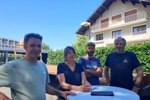Des éleveurs de la Confédération paysanne ont expliqué la mobilisation.