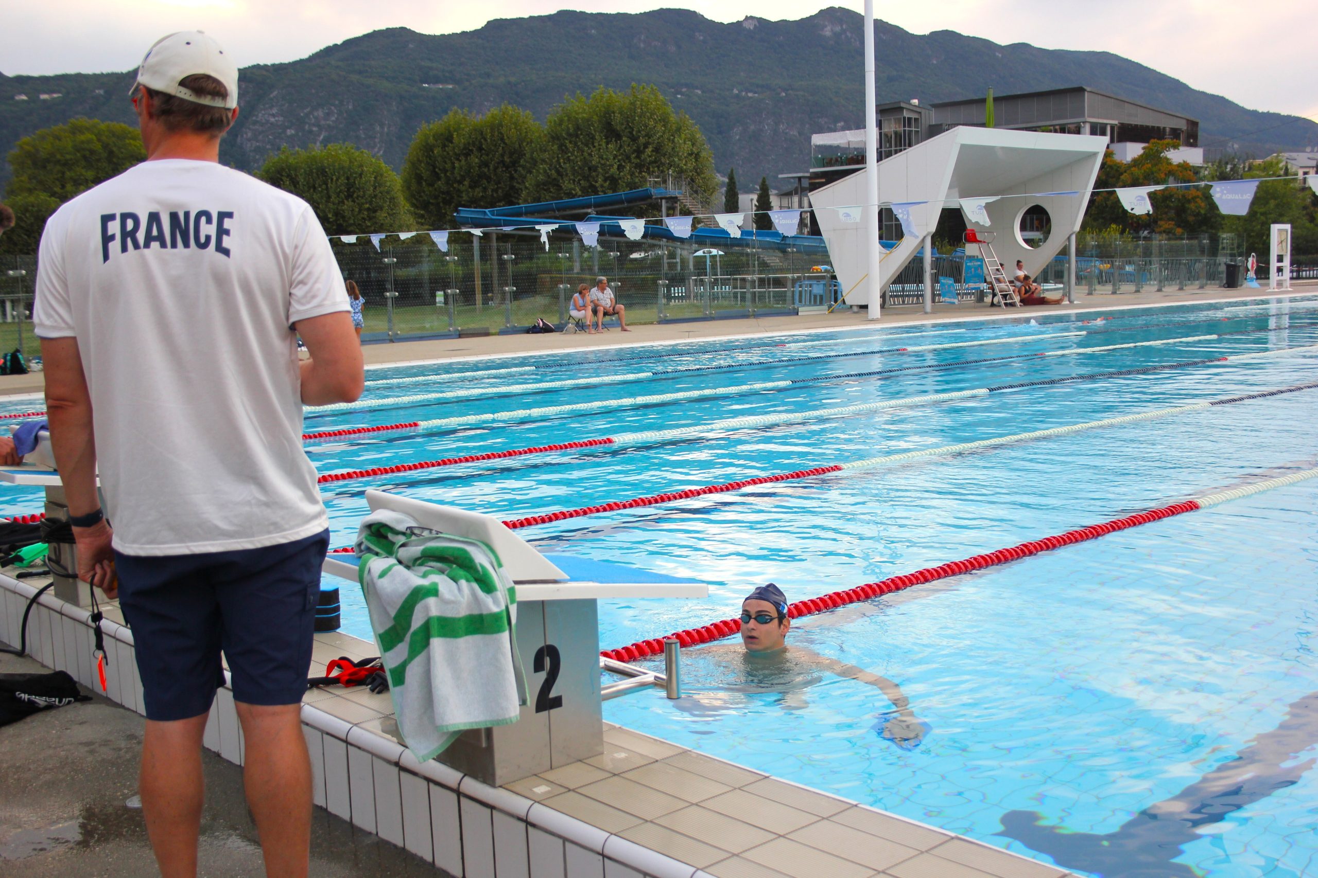 Entraînement d'Ugo Didier, médaillé d'or et double médaillé d'argent aux Jeux Paralympiques de Paris 2024. - Photo : Claire Castelar