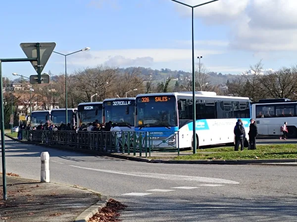 Les transports scolaires de l'Albanais sont très fréquentés par les élèves du territoire de l'Albanais.