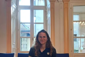 Anaïs Vincent à la mairie de Rumilly.