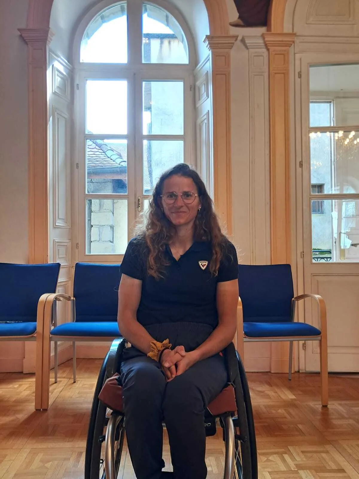 Anaïs Vincent à la mairie de Rumilly.