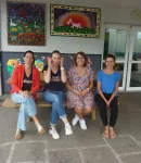 En partant de la gauche Elodie Ughetto, Maud Stéfano, Claire Manzato et Cécile Moggi.