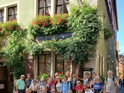 Le groupe à Rothenburg 