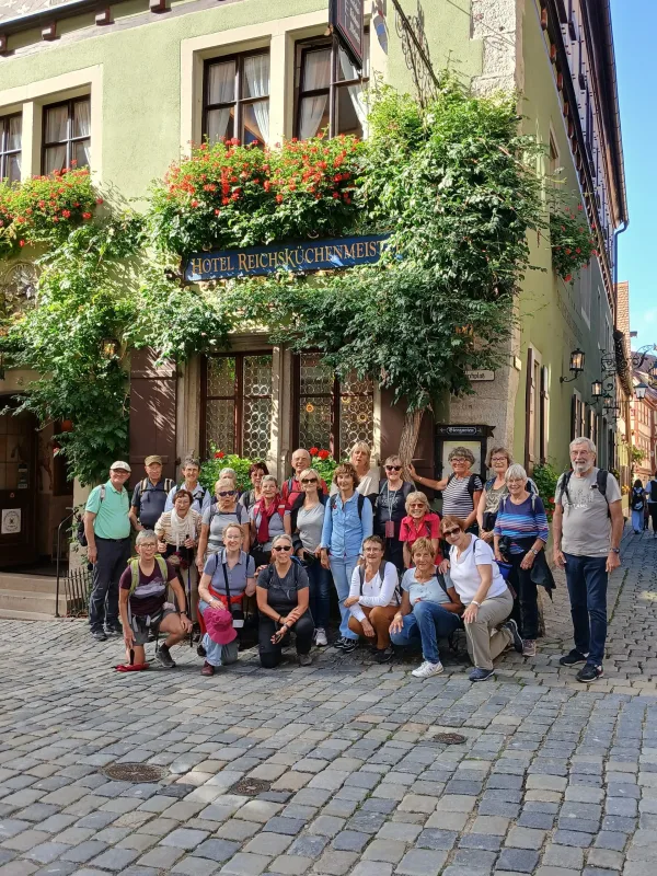 Le groupe à Rothenburg 