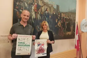 Michaël Viollet et Joan Laidebeur sont prêts pour un nouveau forum des associations.