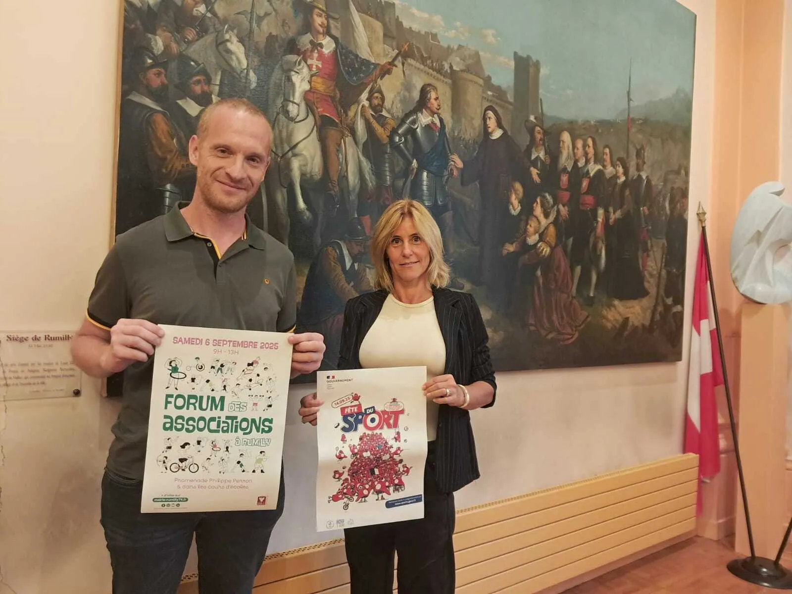 Michaël Viollet et Joan Laidebeur sont prêts pour un nouveau forum des associations.