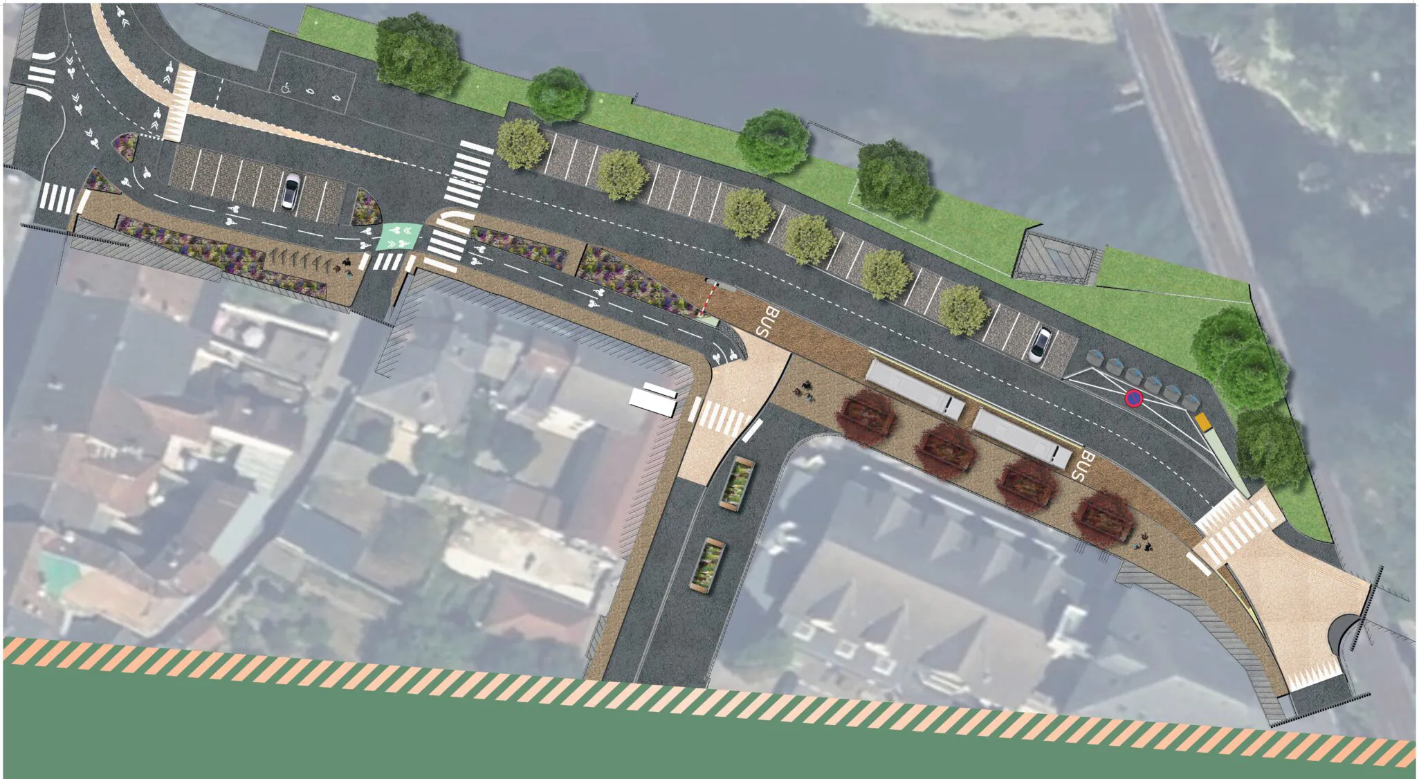 Schéma du chantier.