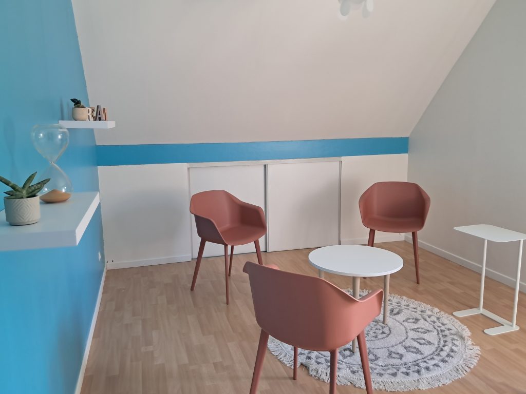 Espace confidentiel à l'étage.