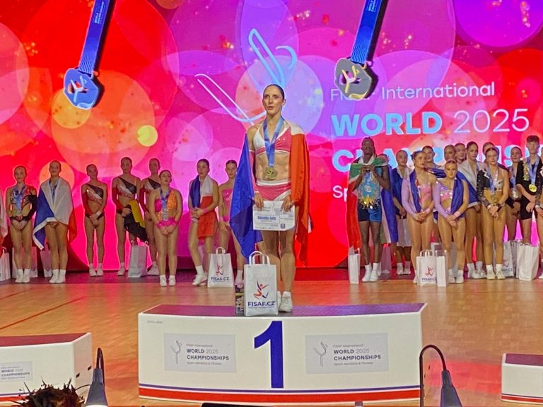Aérobic : Aurélie Joly, championne du monde au Championnat du monde à Prague