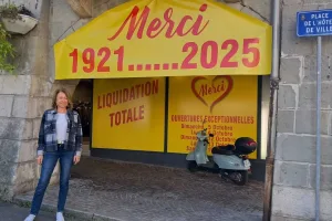Béatrice Dechene, gérante de la boutique Pasqualini.