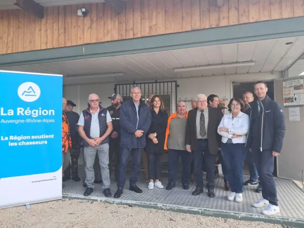 Le nouveau local des chasseurs a été inauguré avec les élus locaux.