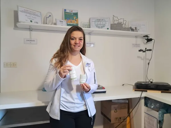 Florianne Gerbelot sera au salon du made in France avec ses produits FloR'alp. 