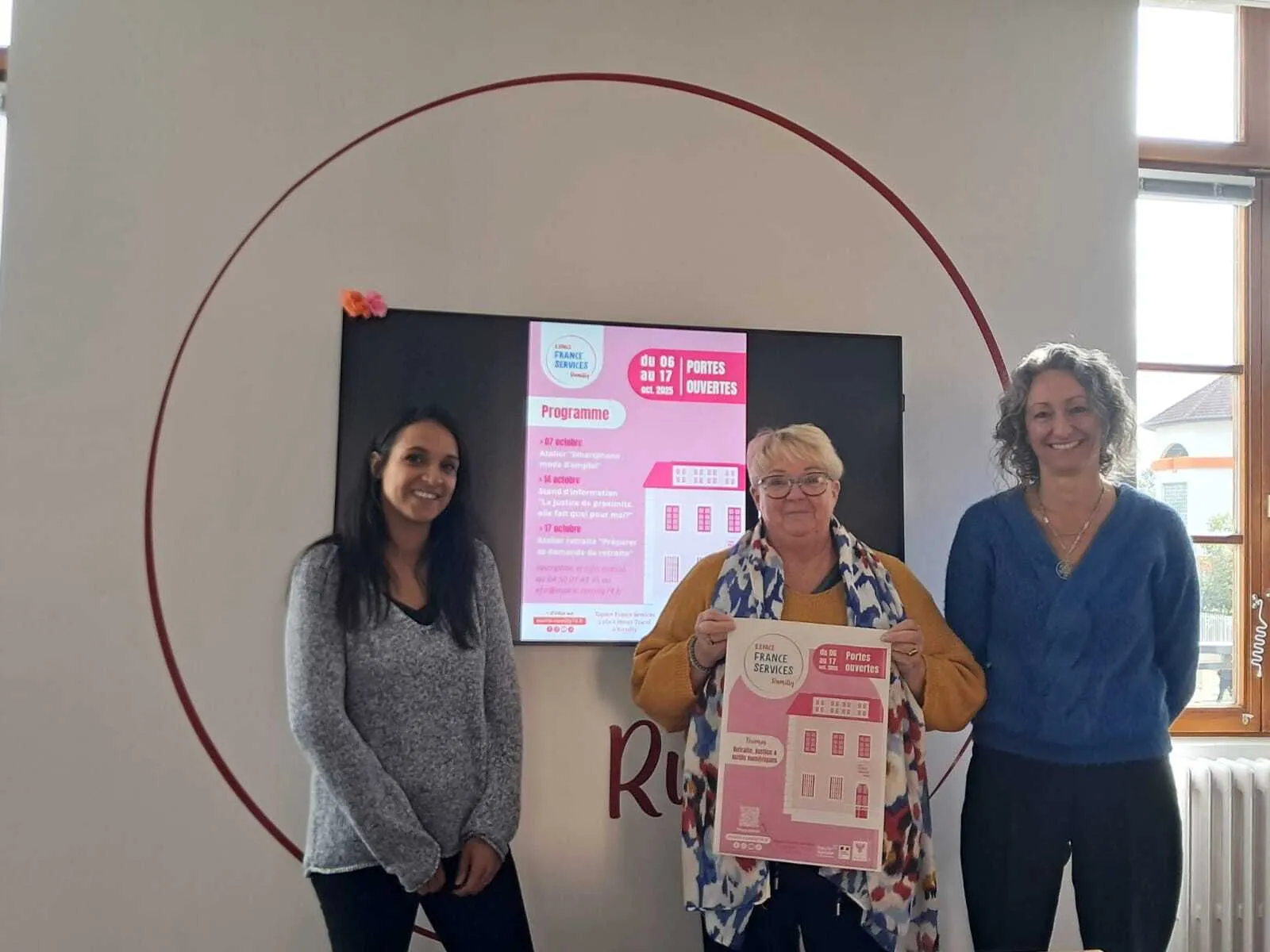 L'espace France Services va organiser des ateliers.