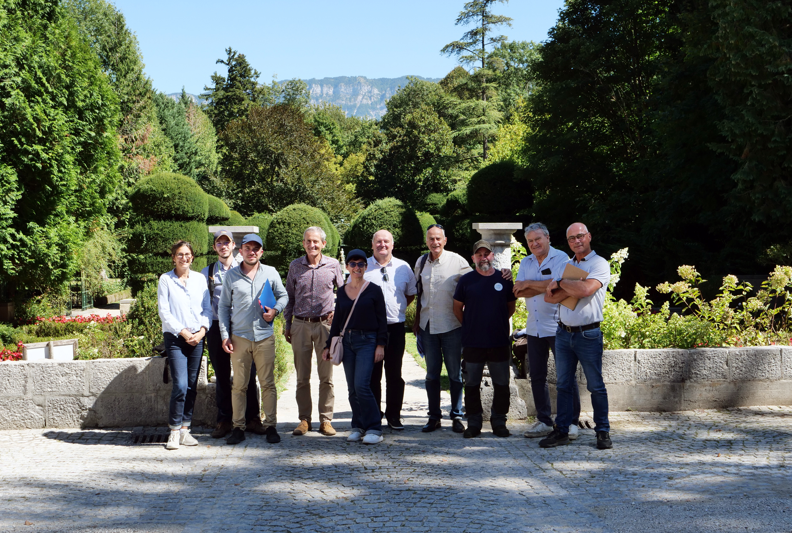 Lors de la visite du jury. - ©Mairie Bourget du Lac
