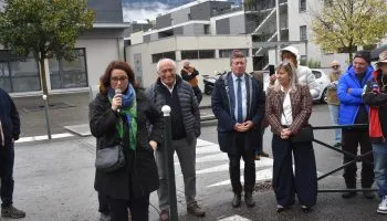 Intervention. Marina Ferrari, Aixoise et Ministre des sports et de la Vie associative lors de son intervention.