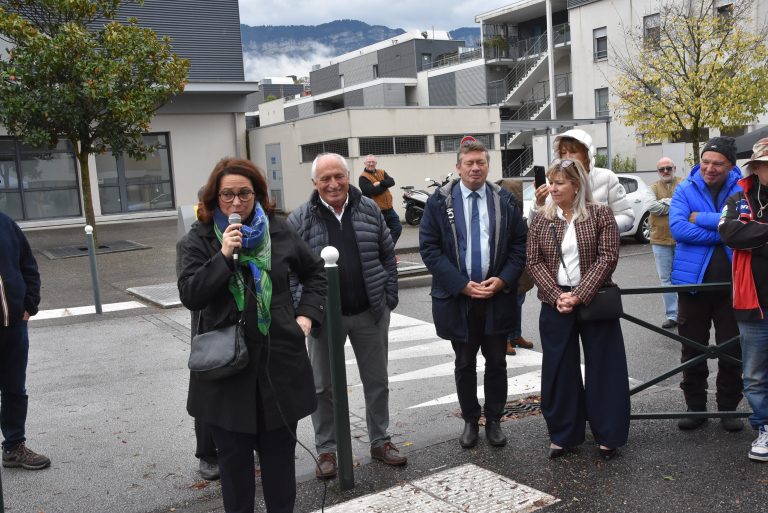 Aix-les-Bains : La rue Pierre Carraz inaugurée