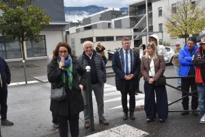 Intervention. Marina Ferrari, Aixoise et Ministre des sports et de la Vie associative lors de son intervention.