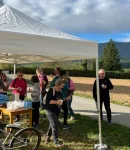 Point de ravitaillement commun aux deux parcours.