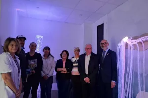 Les bénévoles de l'association Jéluni ont constaté l'utilité de leur don avec l'installation de nouveaux équipements dans la salle sensorielle.