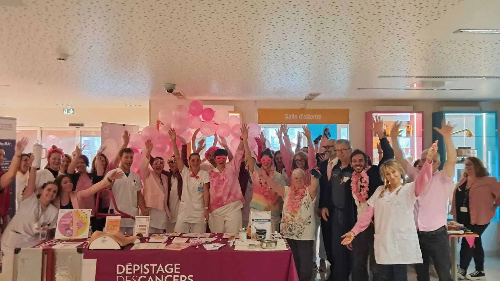 Octobre rose : les soignants de l'hôpital de Rumilly s'impliquent