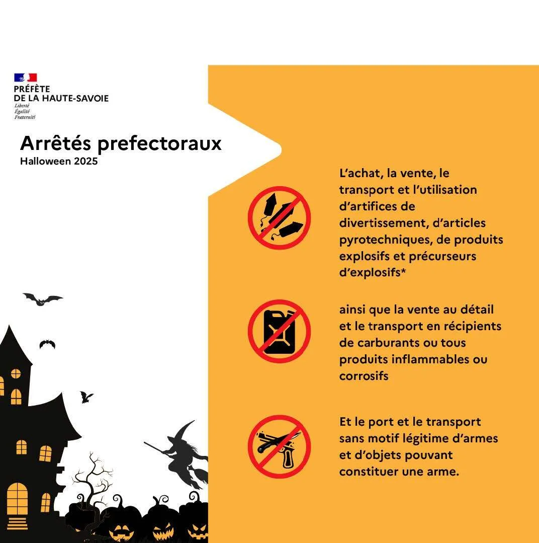 Prévention d'éventuels troubles à l'ordre public à l'occasion de la fête d'Halloween