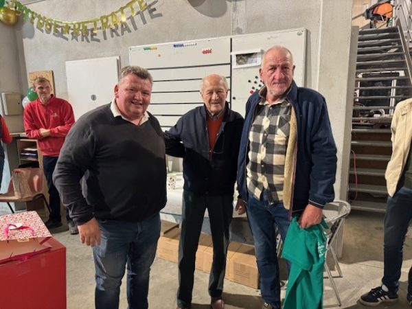 De gauche à droite : Jean-Baptiste Mondou, Georges Dubois et P ascal Arthaud.