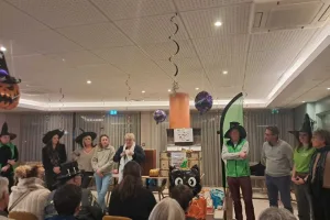 La remise des prix de J'Halloween, le jeu du CAE a fait des heureux. 