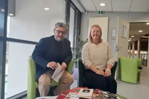 Nicolas Truffet et Sophie Courtois.