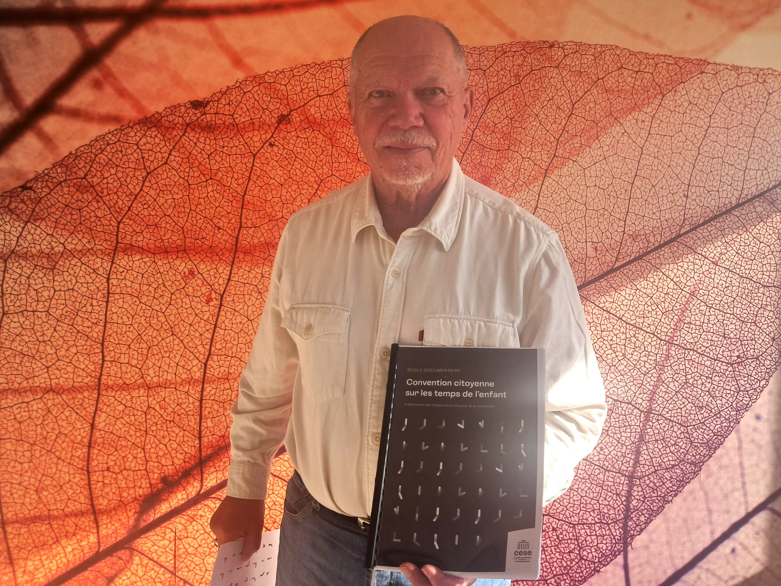 Patrick Chanut participe à la Convention citoyenne sur les temps de l'enfant. - ©Claire Castelar