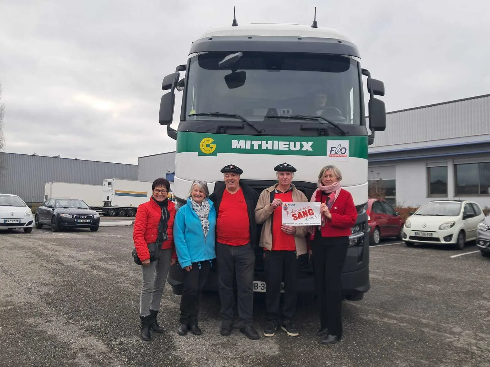 Le don du sang s'invite chez les transports Mithieux 