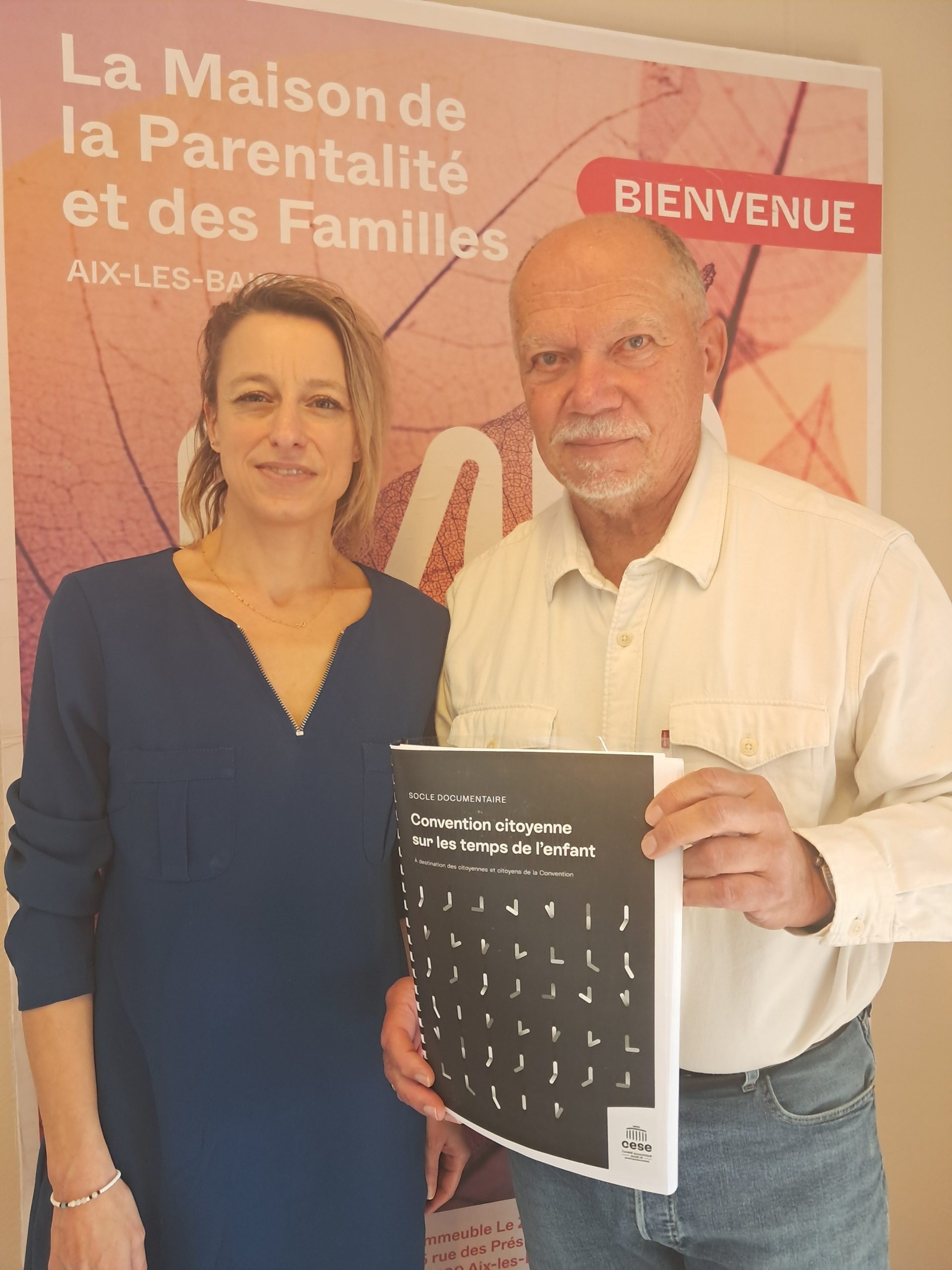 Patrick Chanut et Céline Mathieu à la MDPF. - ©DR