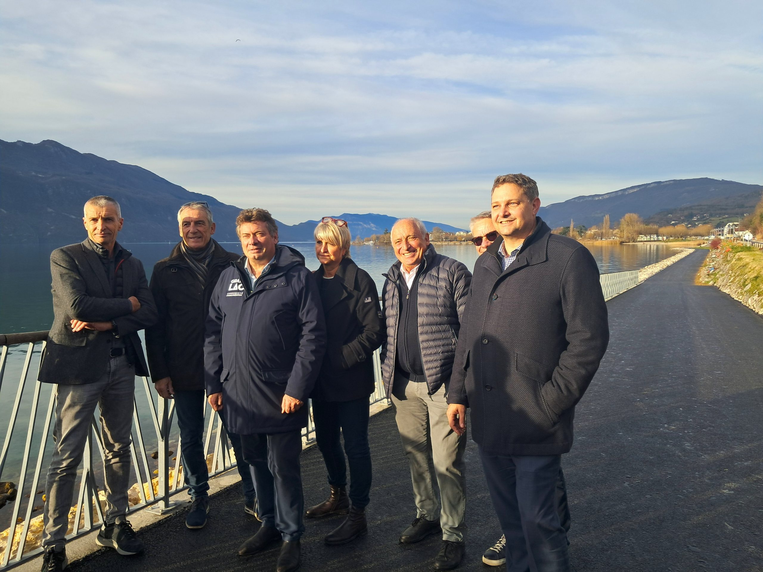 Visite de chantier avec les élus et partenaires. - ©Claire Castelar