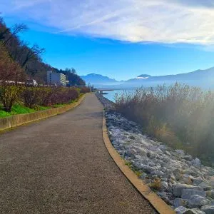 La voie verte a été rénovée sur 1,5 km pour plus de sécurité et de confort.