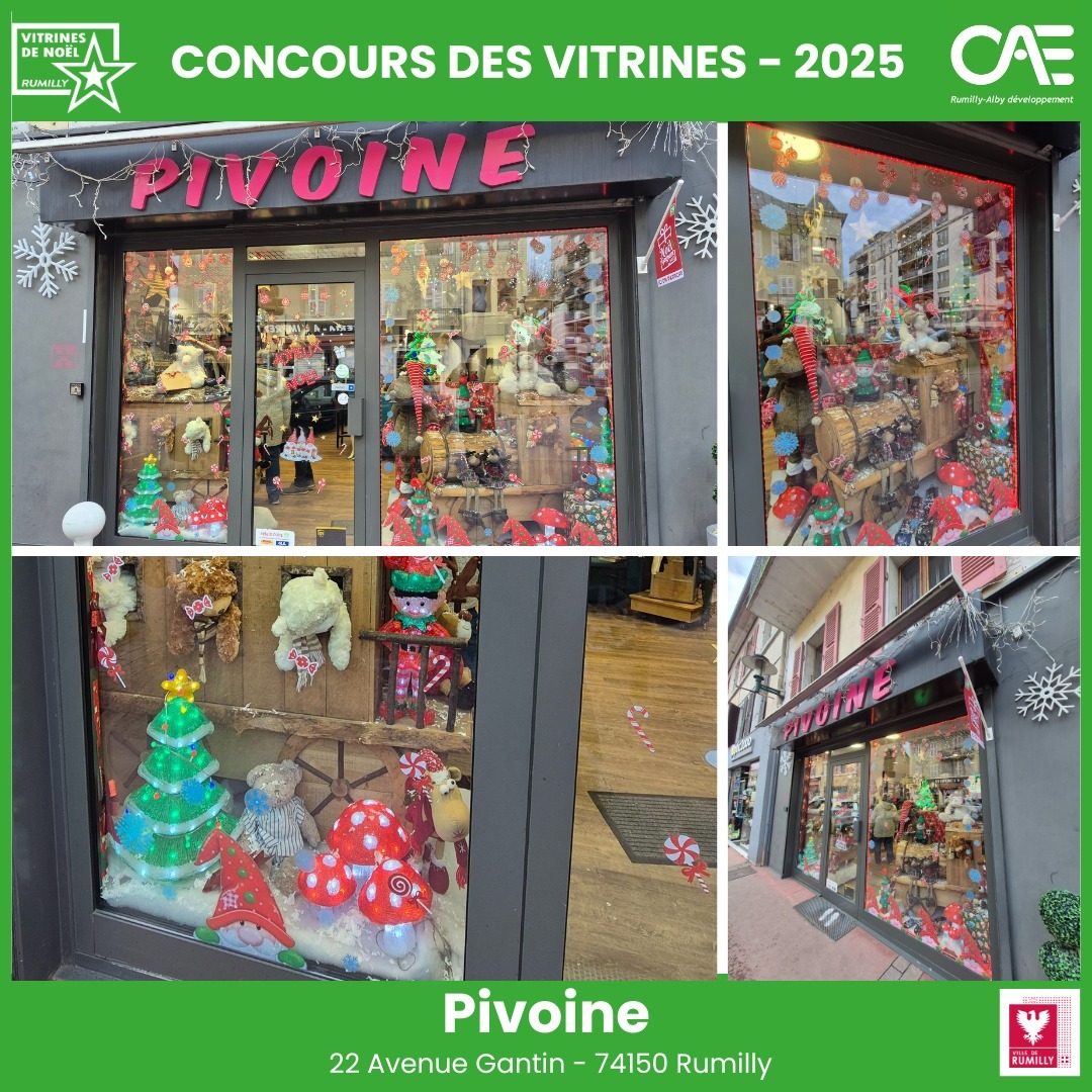 2ème prix. La vitrine de Pivoine. - Photo : CAE