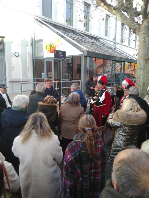 Ernest Luguet honoré à Aix-les-Bains