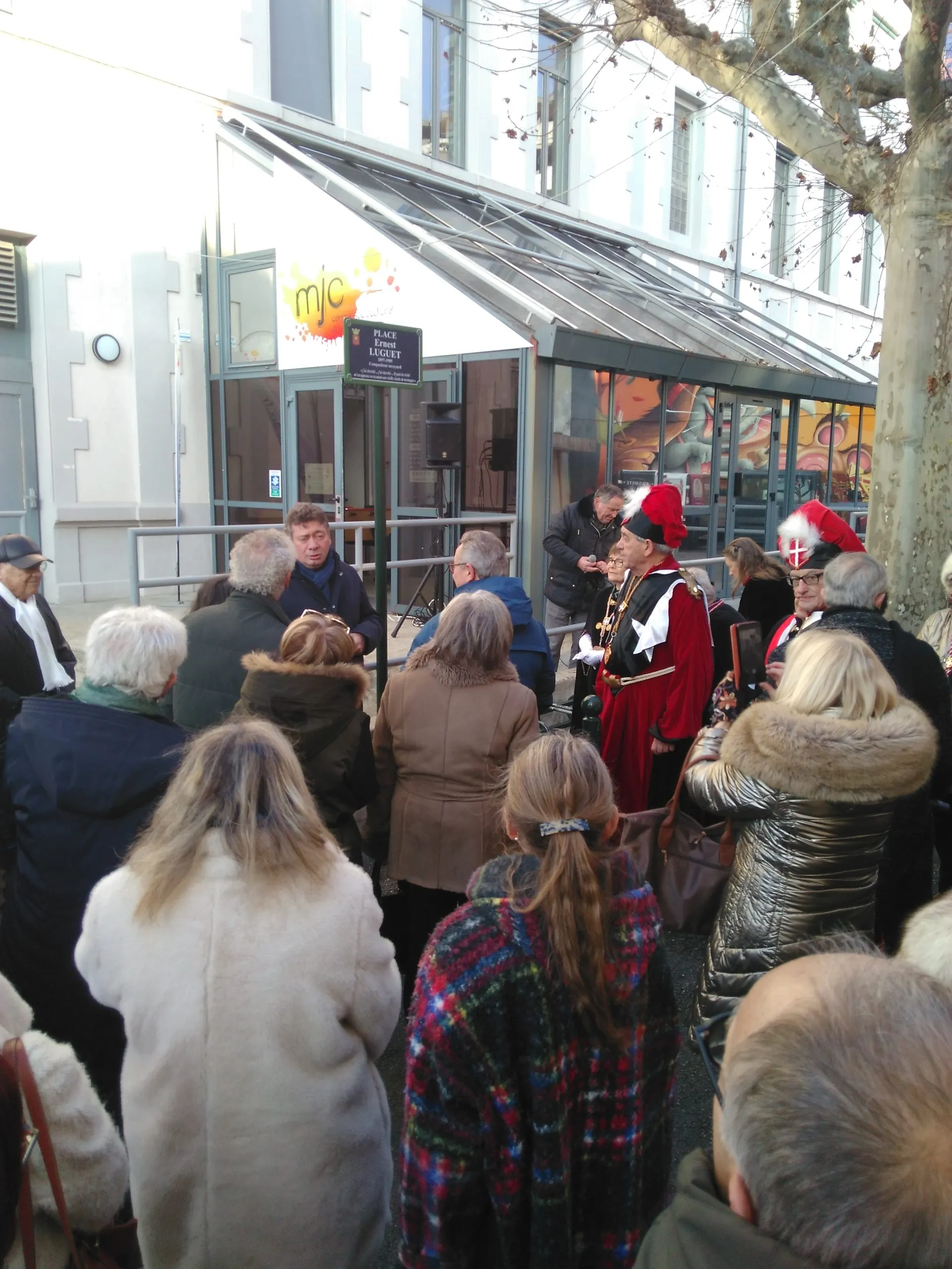 Ernest Luguet honoré à Aix-les-Bains