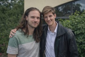 Hugo-Maël (à droite) et son frère Matéo dont il est très proche.