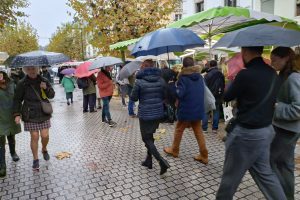 Quel que soit le temps, commerces et habitants sont fidèles au rendez-vous !