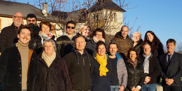 Les candidats de la liste du maire sortant, Jacques Archinard.