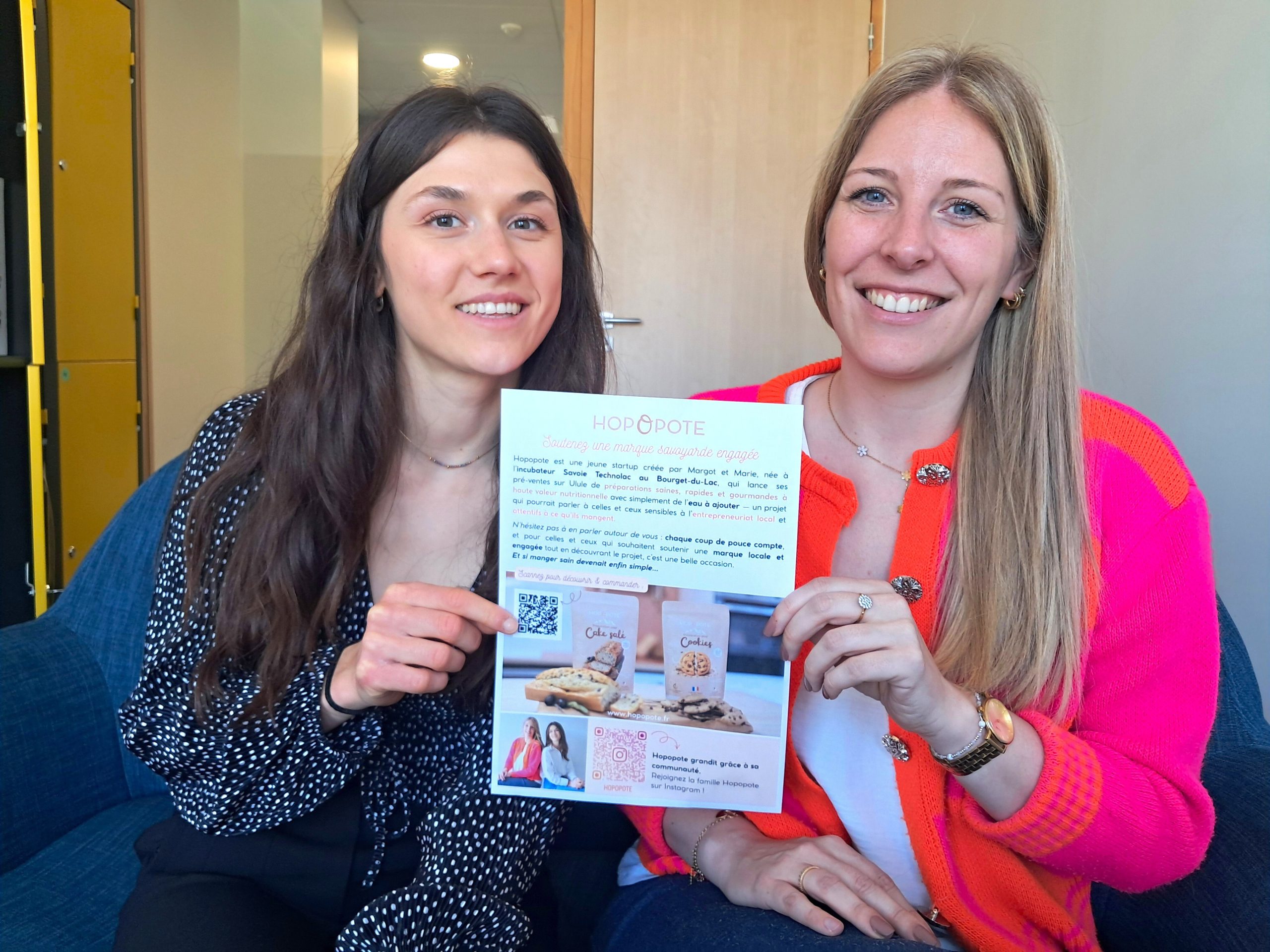 Les deux entrepreneuses ont créé leurs deux premières recettes. - Photo : Claire Castelar