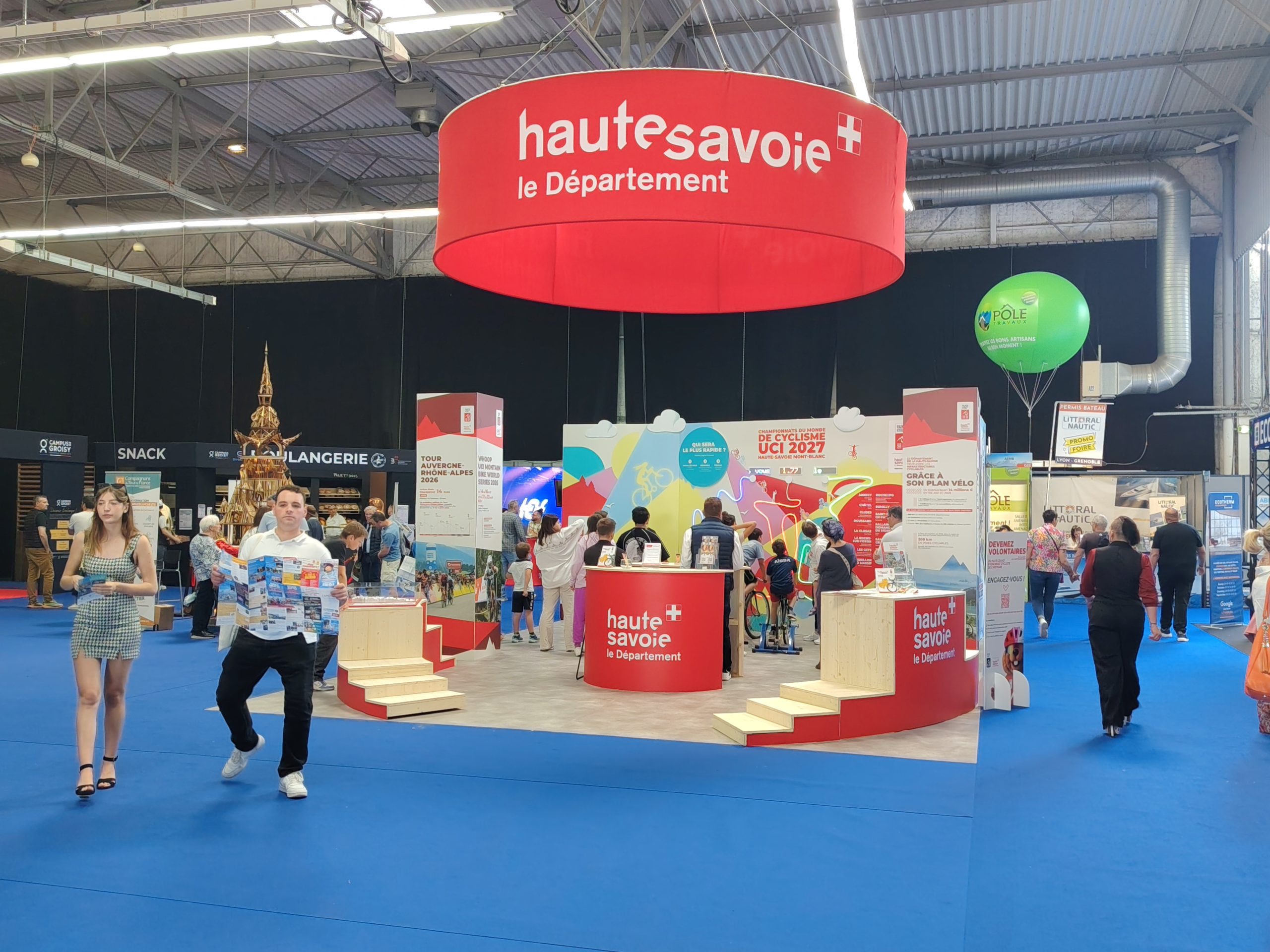 Partenaire. Stand du conseil départemental. - Photo : Ducret Marjorie