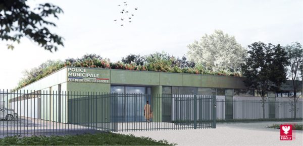 Esquisse du bâtiment prévention-sécurite.