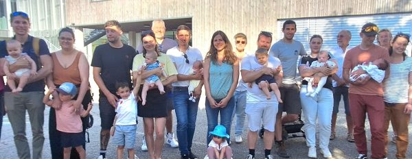 Fête des parents mais aussi celle des bébés.