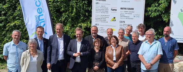 Les travaux ont été lancés le 12 juin, en la présence des nombreux maires du pays d'Alby.