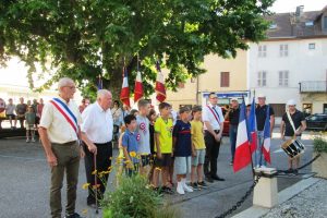 Lors de la cérémonie.