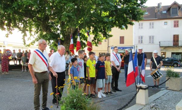 Lors de la cérémonie.