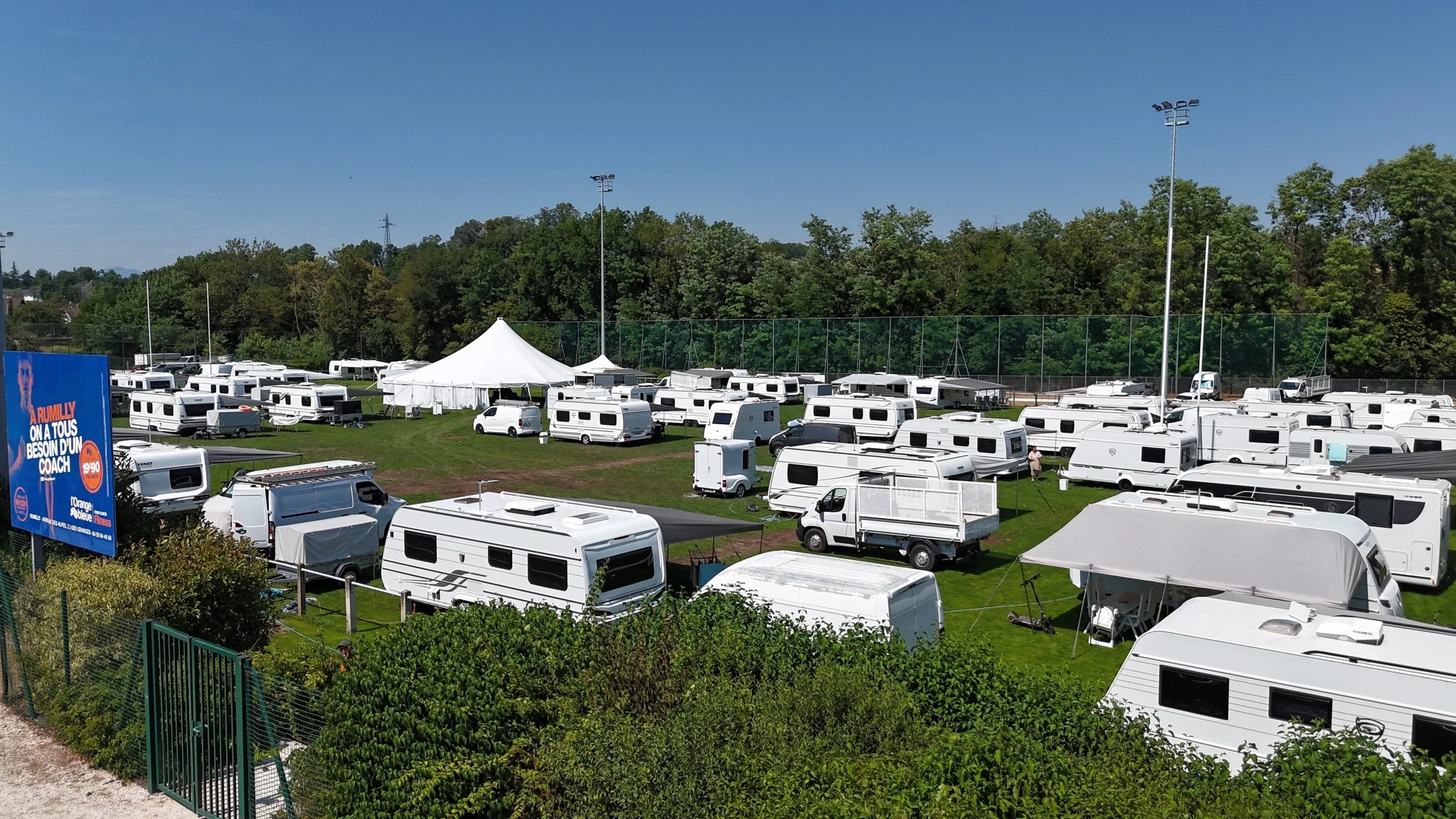 Rumilly : Une centaine de caravanes s'installent
